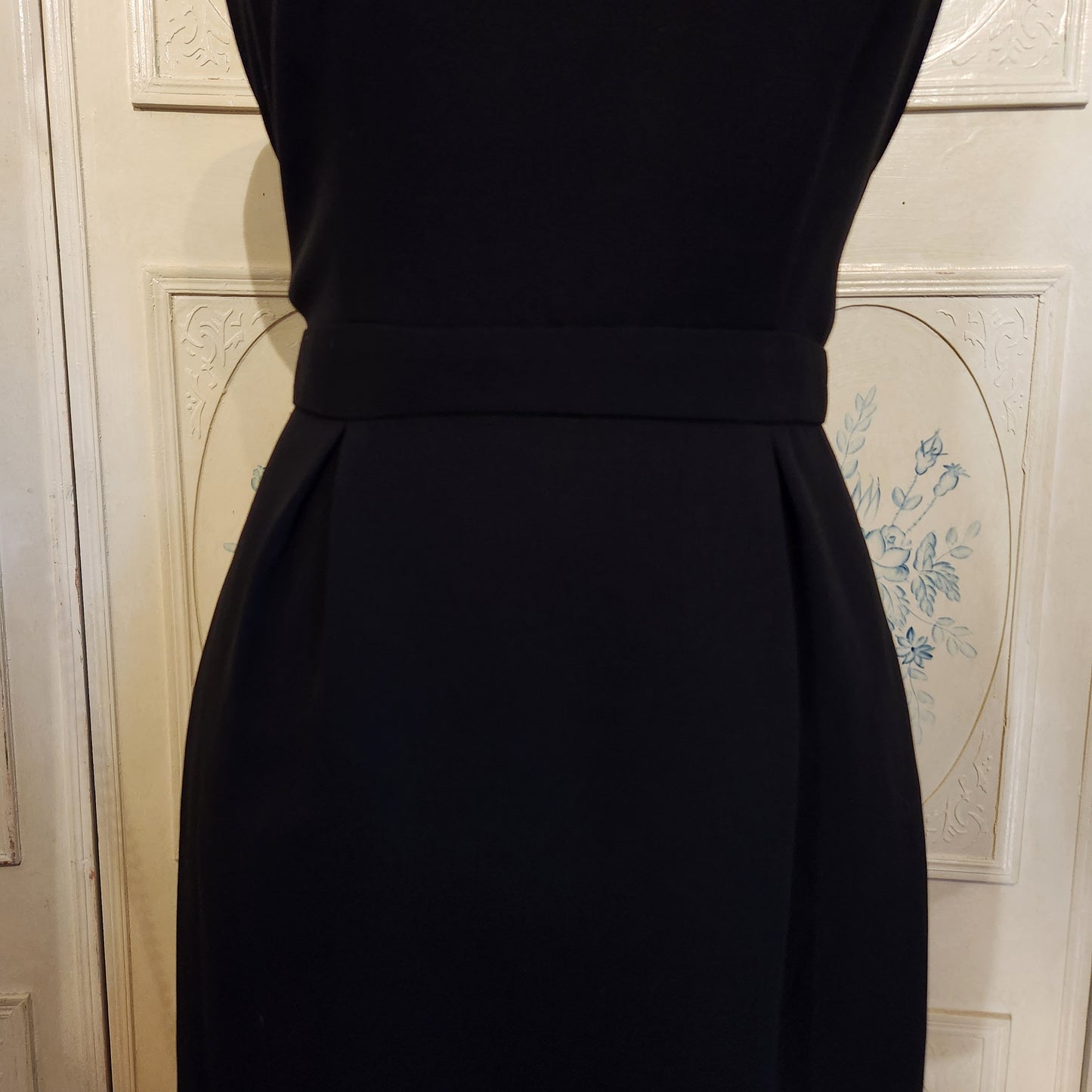 "Lauren Conrad" black halter dress with back lace detail